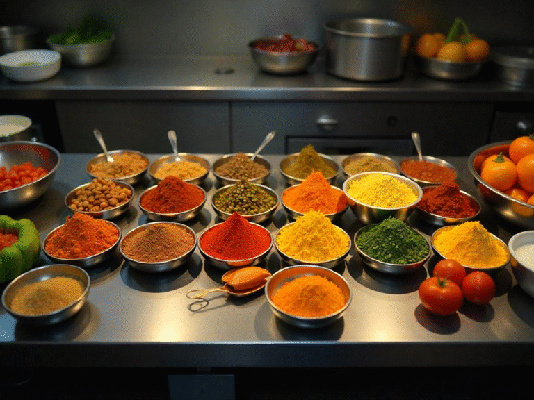 Indian Kitchen at Bees Indian Cuisine in Colchester